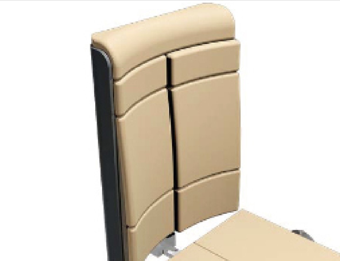 Transversely adjustable Chair backrest
