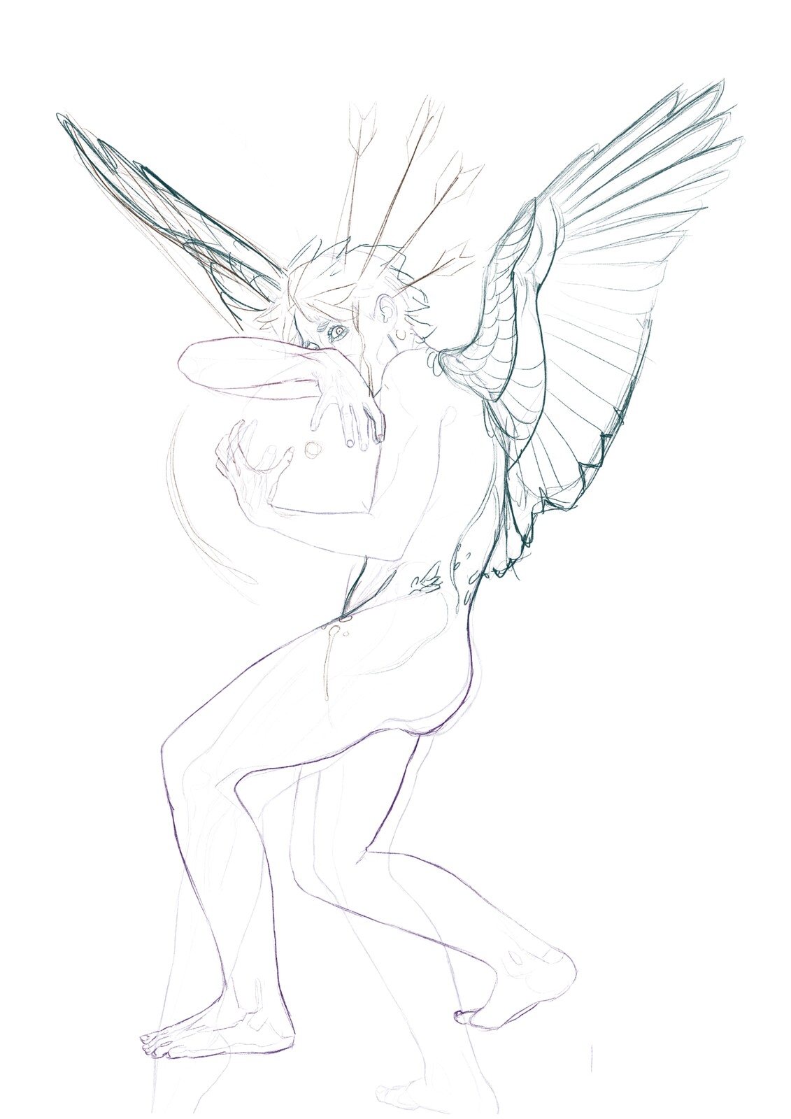 Final pencil sketch