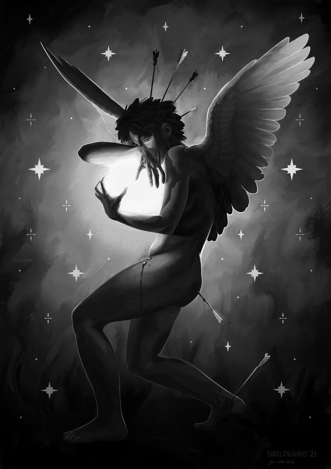 Greyscale final painting