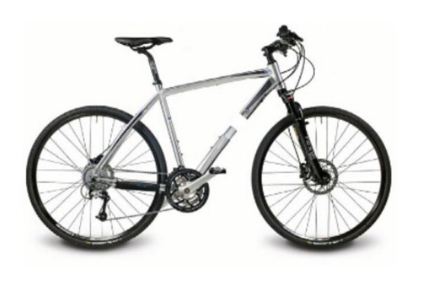 Taken out, the bike can be lifted over a stand...