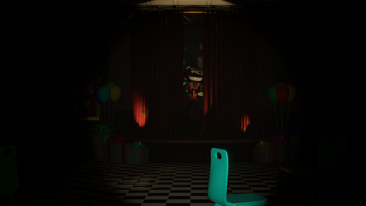 Render 8 - Flashlight test with volumetrics