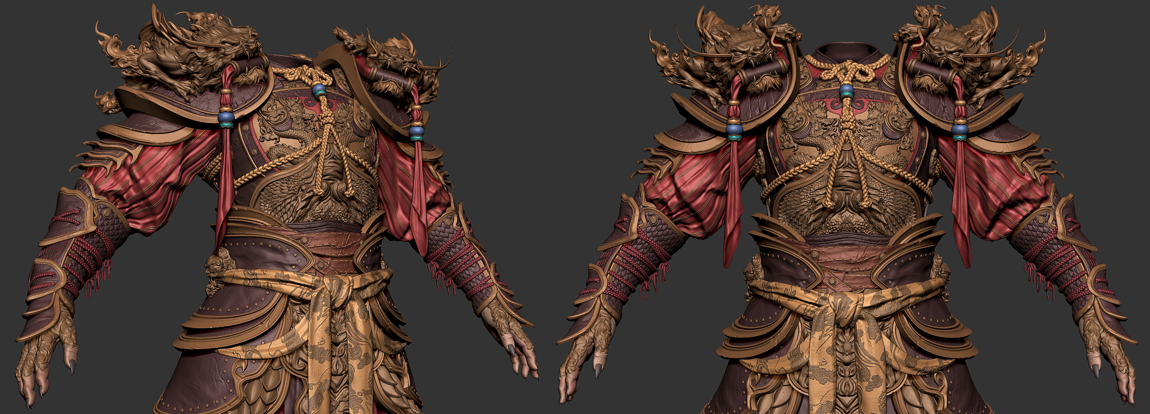Diep Duong Van Black Myth Wukong Final Detailing in Zbrush.