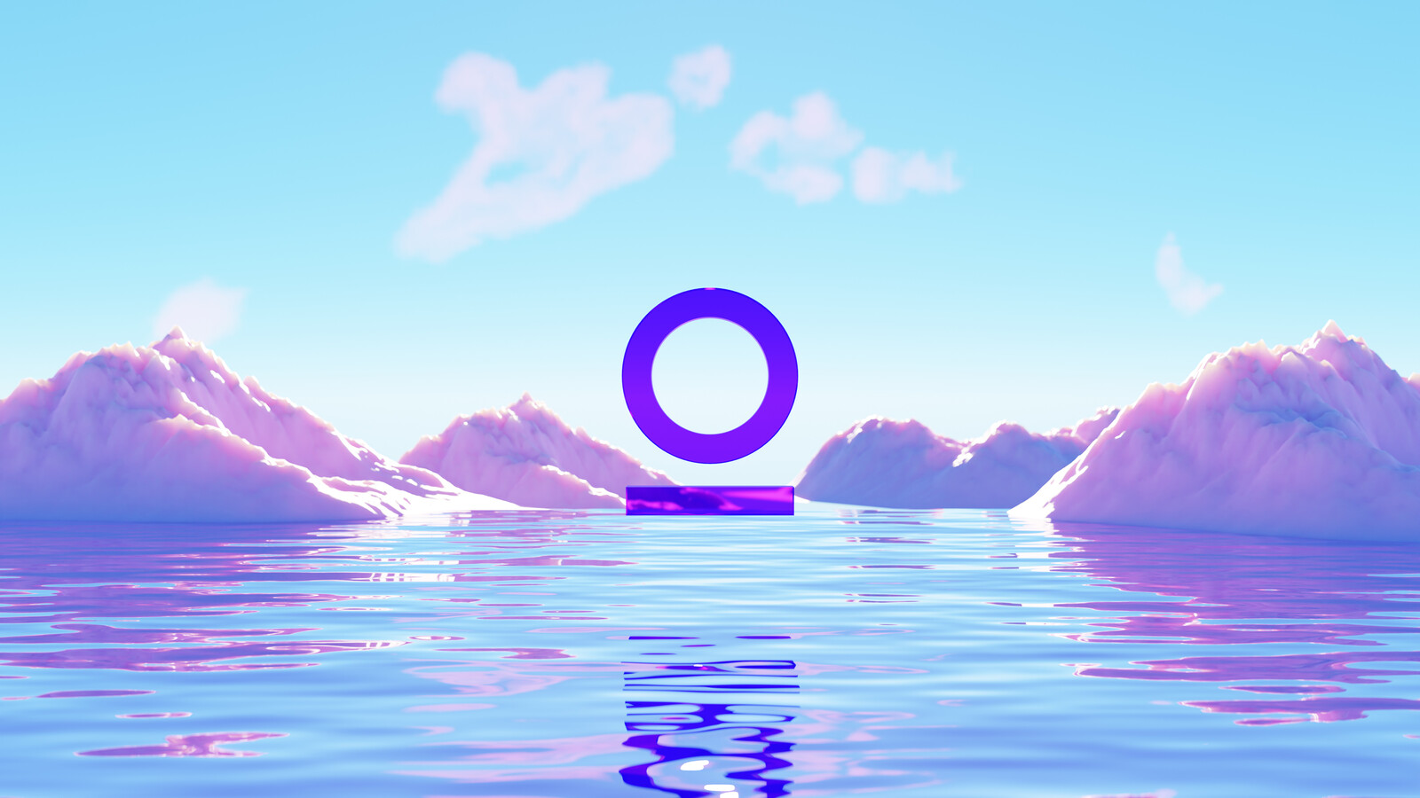minimalistic design made in Blender.