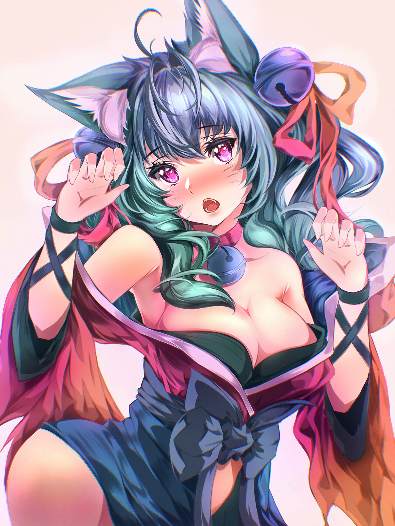 Fox girl by GBS Artworks. fantasy, fox girl, foxgirl, neko