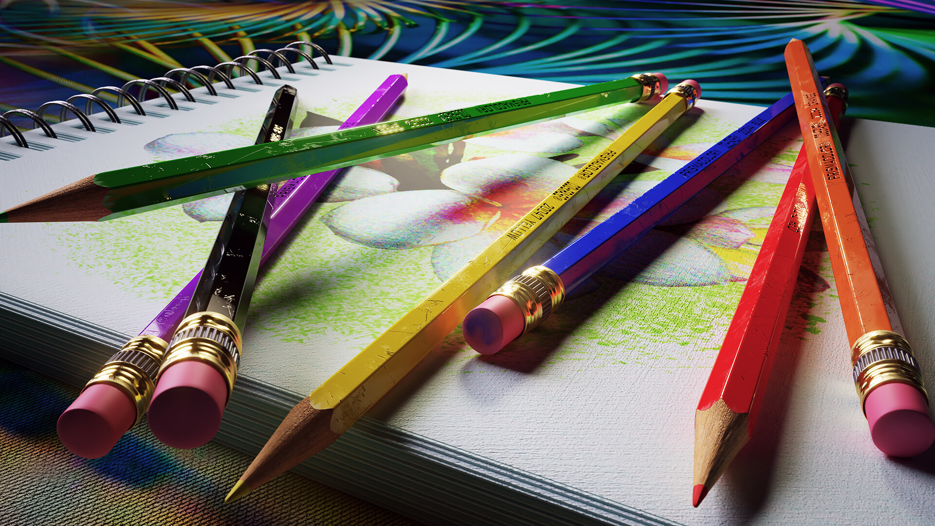 ArtStation - Coloured Pencils