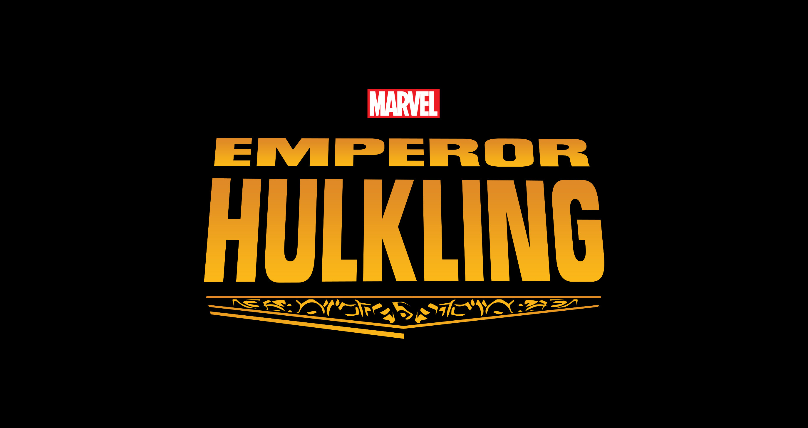 Marvel's Emperor Hulkling Logo Design.  Published by Marvel Entertainment