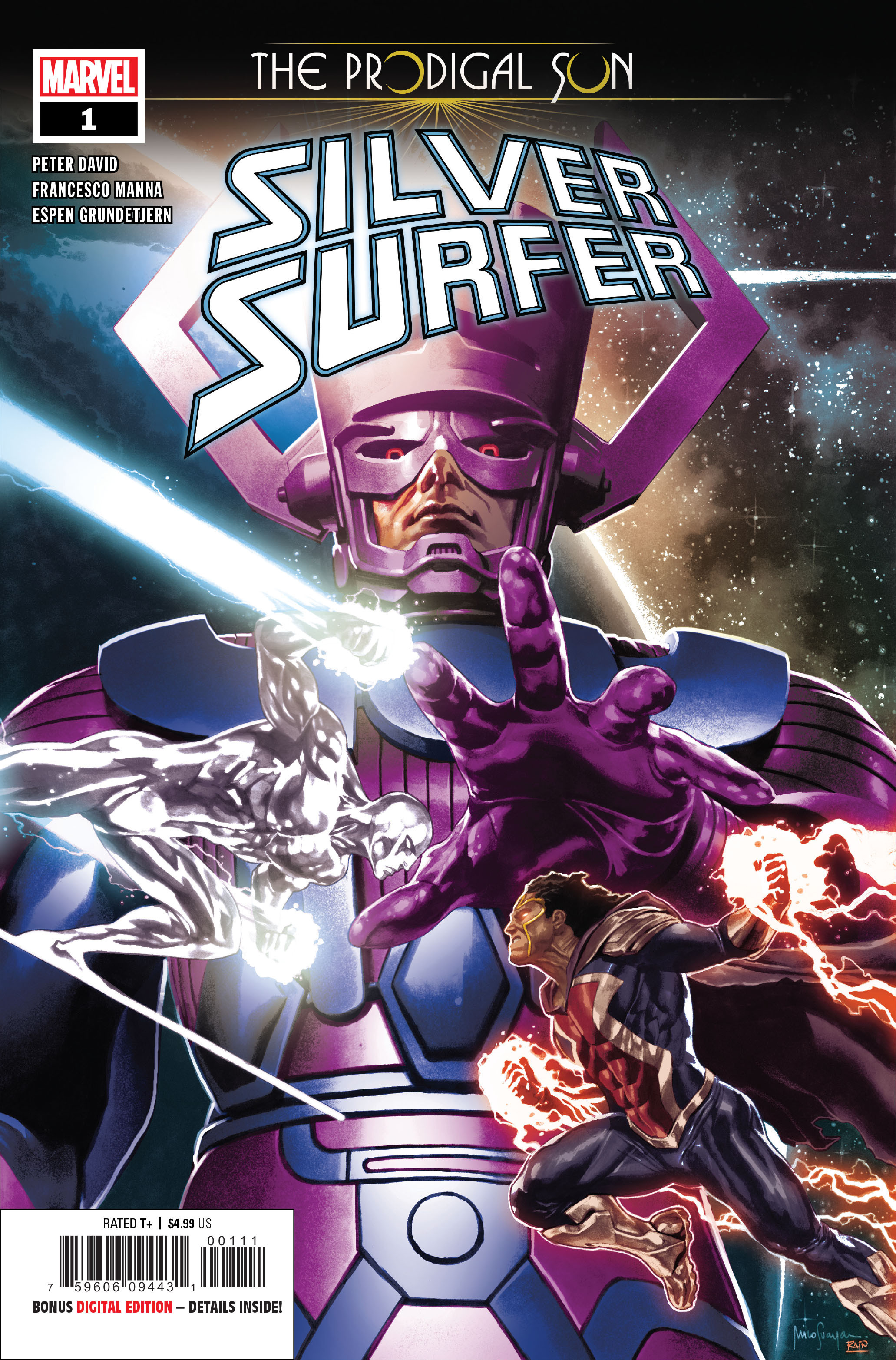The Prodigal Sun: Silver Surfer #1 Cover. Published by Marvel Entertainment