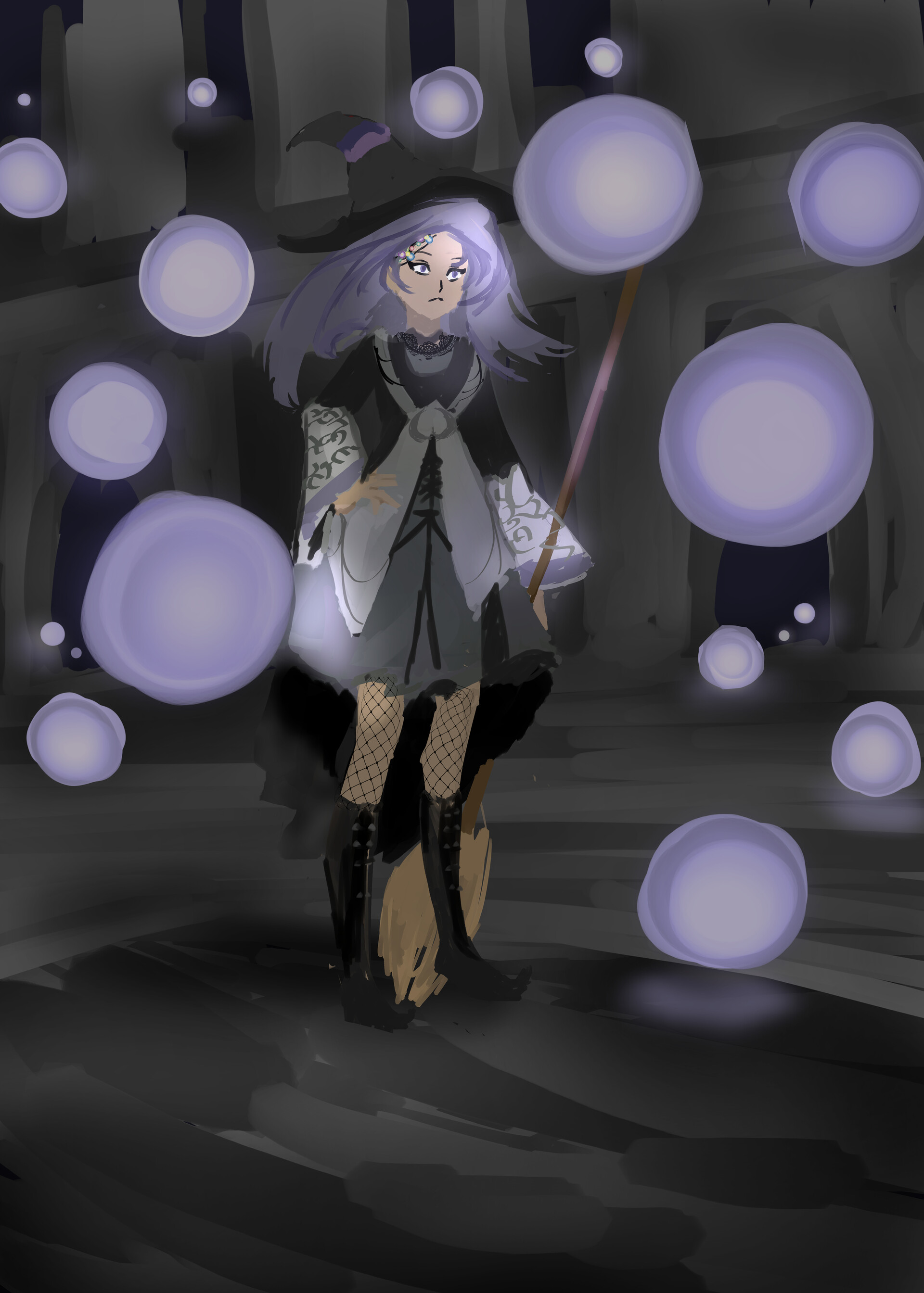 ArtStation Purple Witch