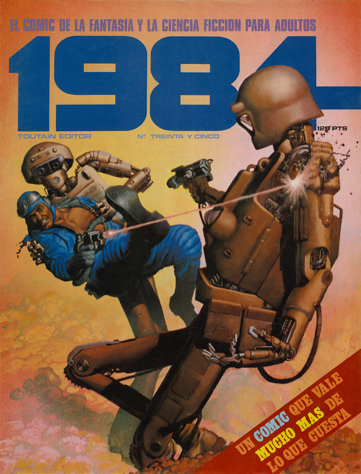 1984 cover magazine - Toutain