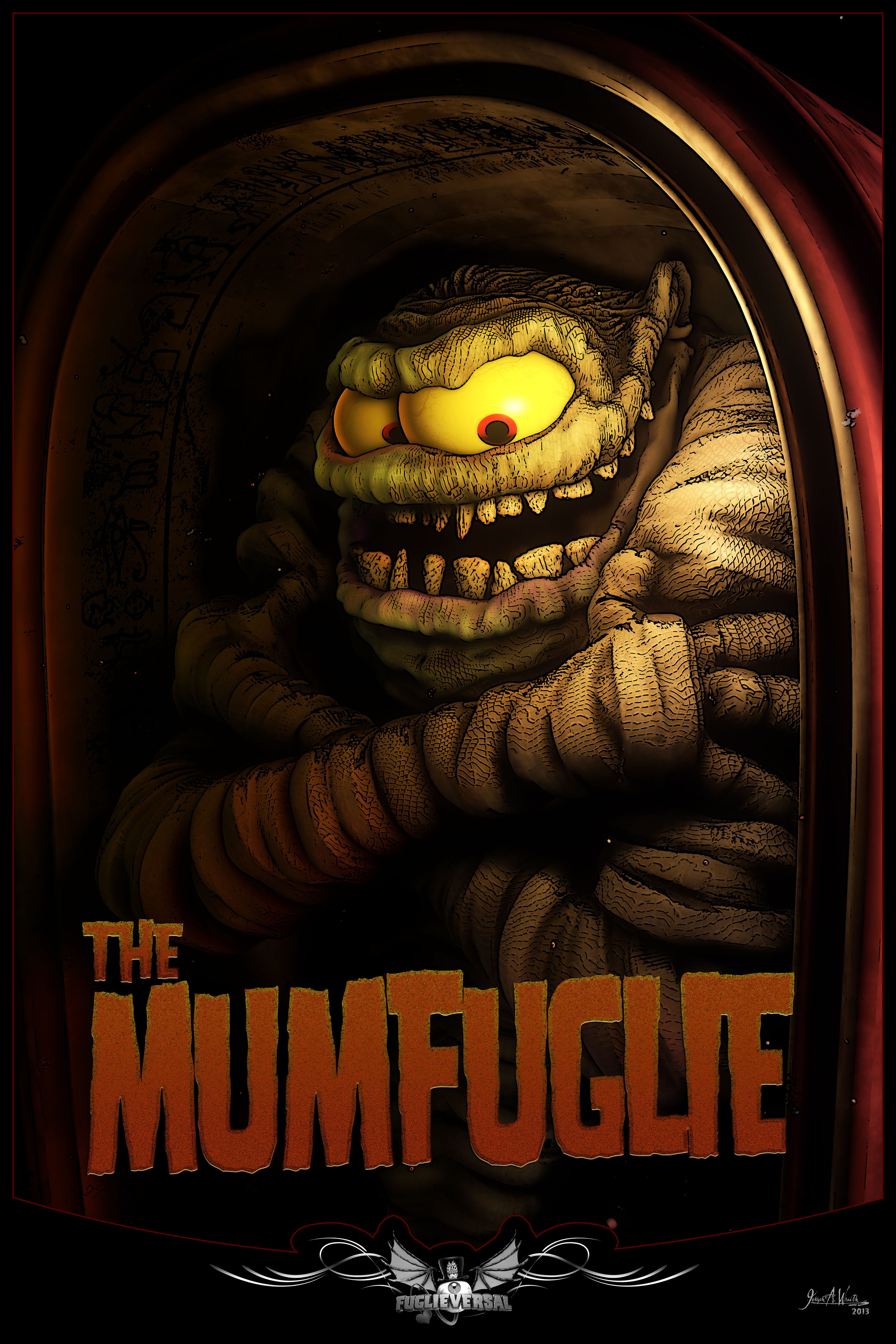 The Fuglies presents Fuglieversal Monsters: The Mumfuglie
©2014 Copyright, Joseph A. Wraith
