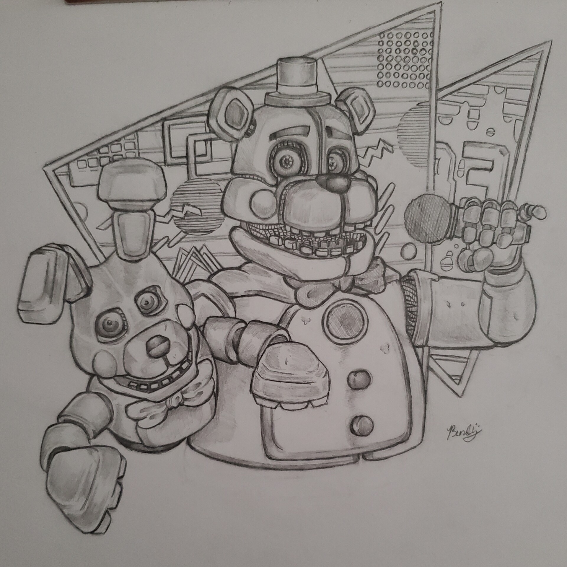 Funtime store freddy drawing