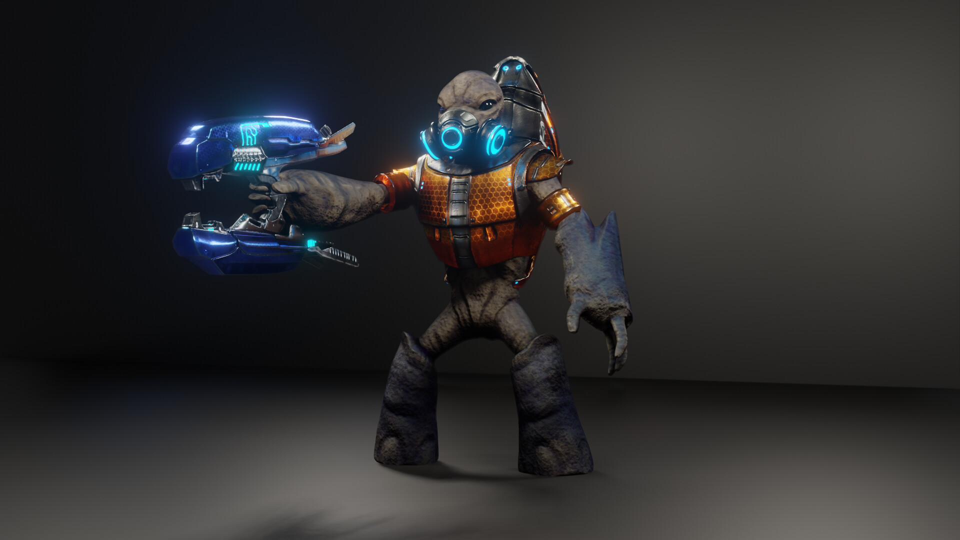 ArtStation Halo Grunt 3d Model