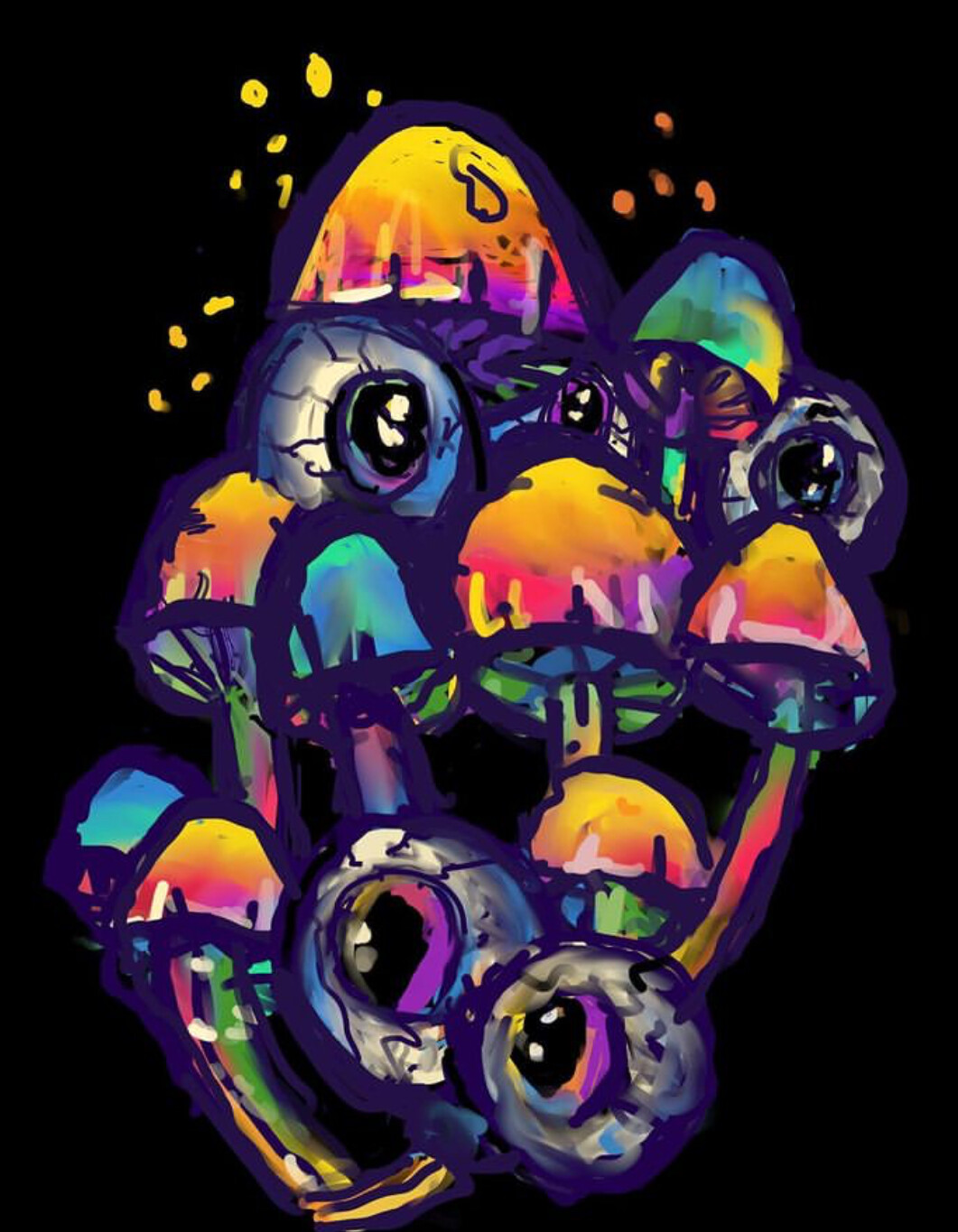 Jennifer Stack Mushroom Eyes