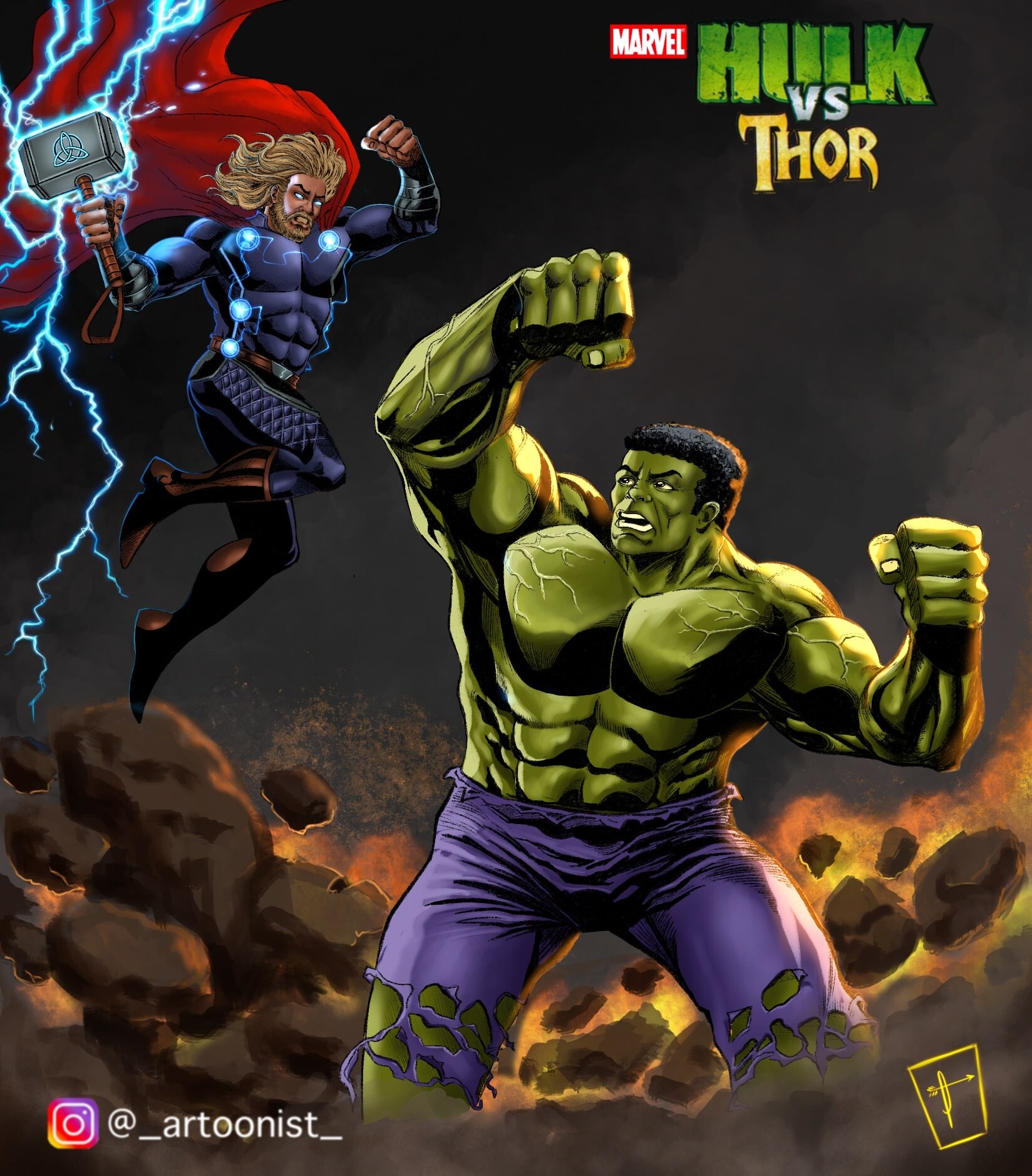 Thor Odinson and The Hulk (MARVEL VS. CAPCOM) 03 by Zyule on DeviantArt
