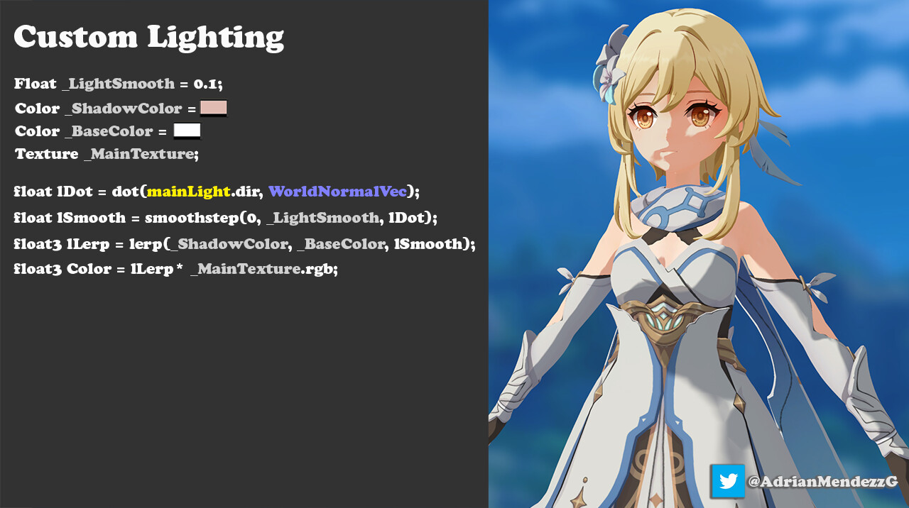 그림 42: Genshin 임팩트 캐릭터 셰이더 분석 [Unity URP]