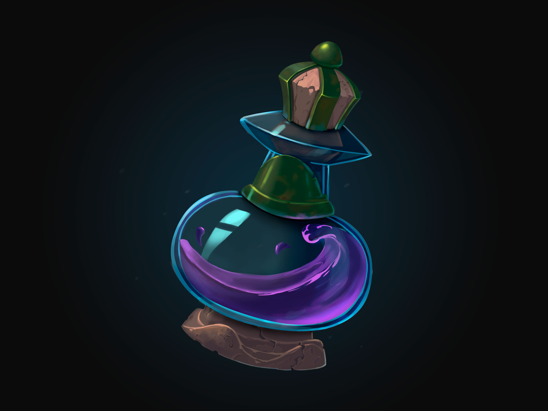 ArtStation - Magic water bottle