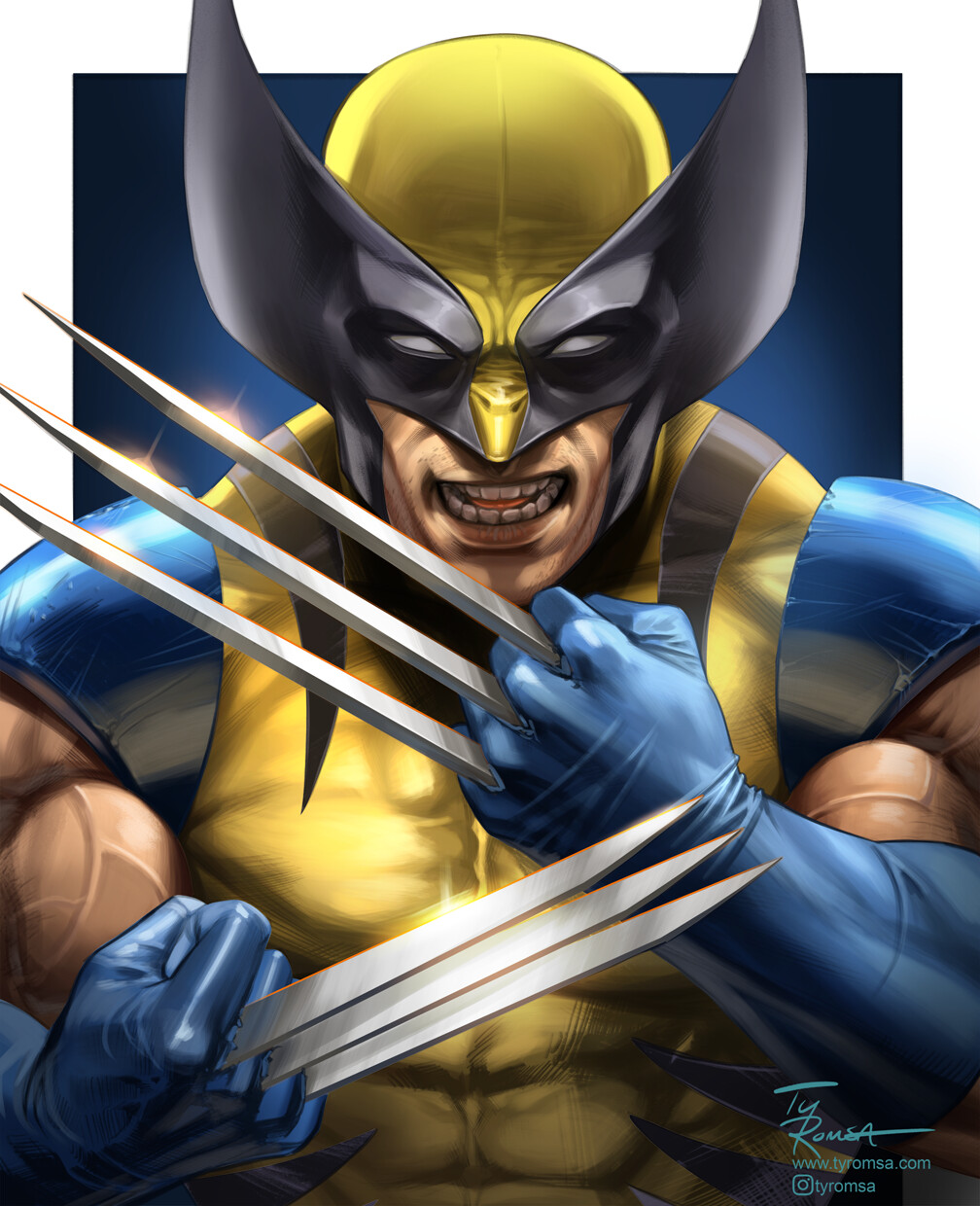 Ty Romsa - Wolverine Portrait
