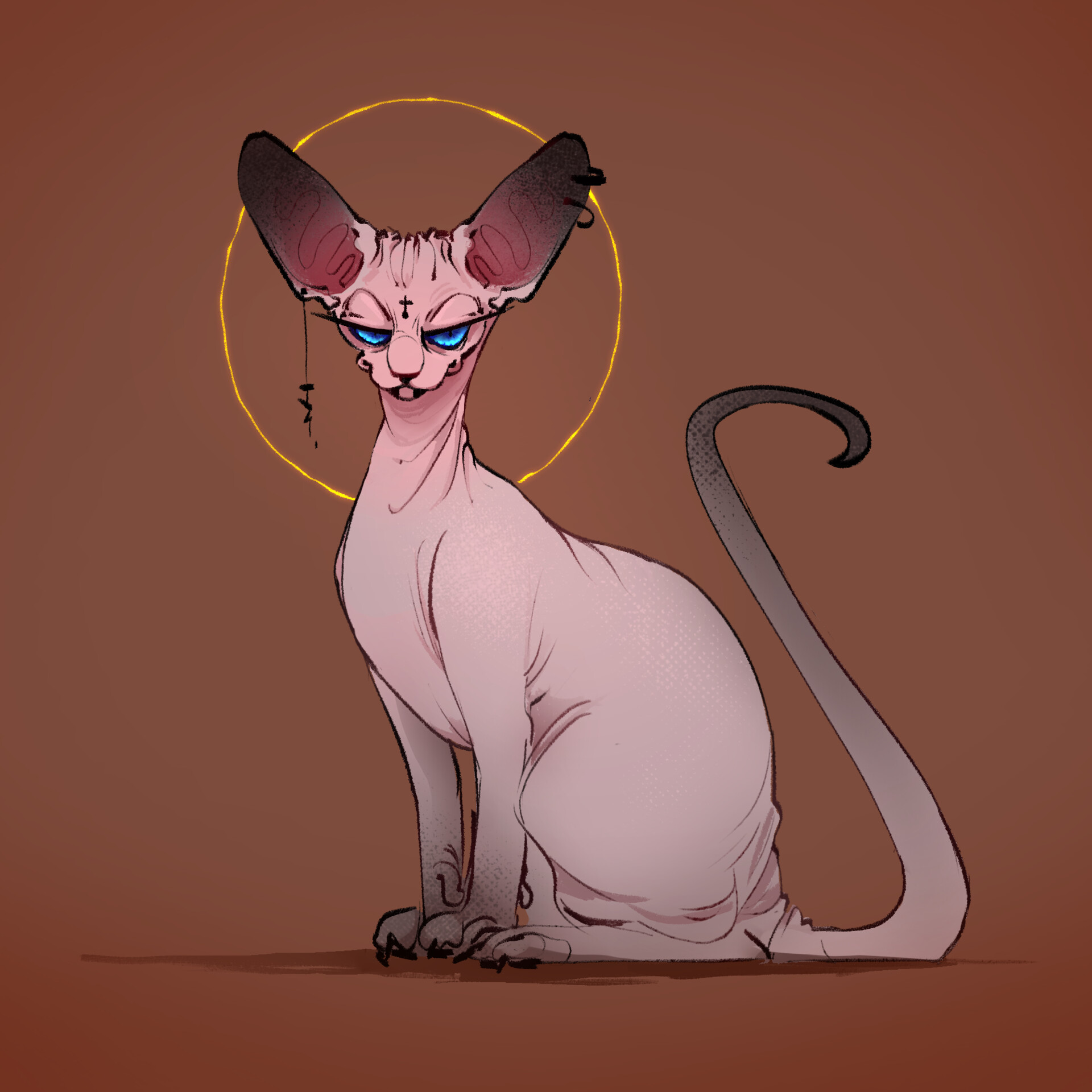 ArtStation - Alchemist Sphynx Cat