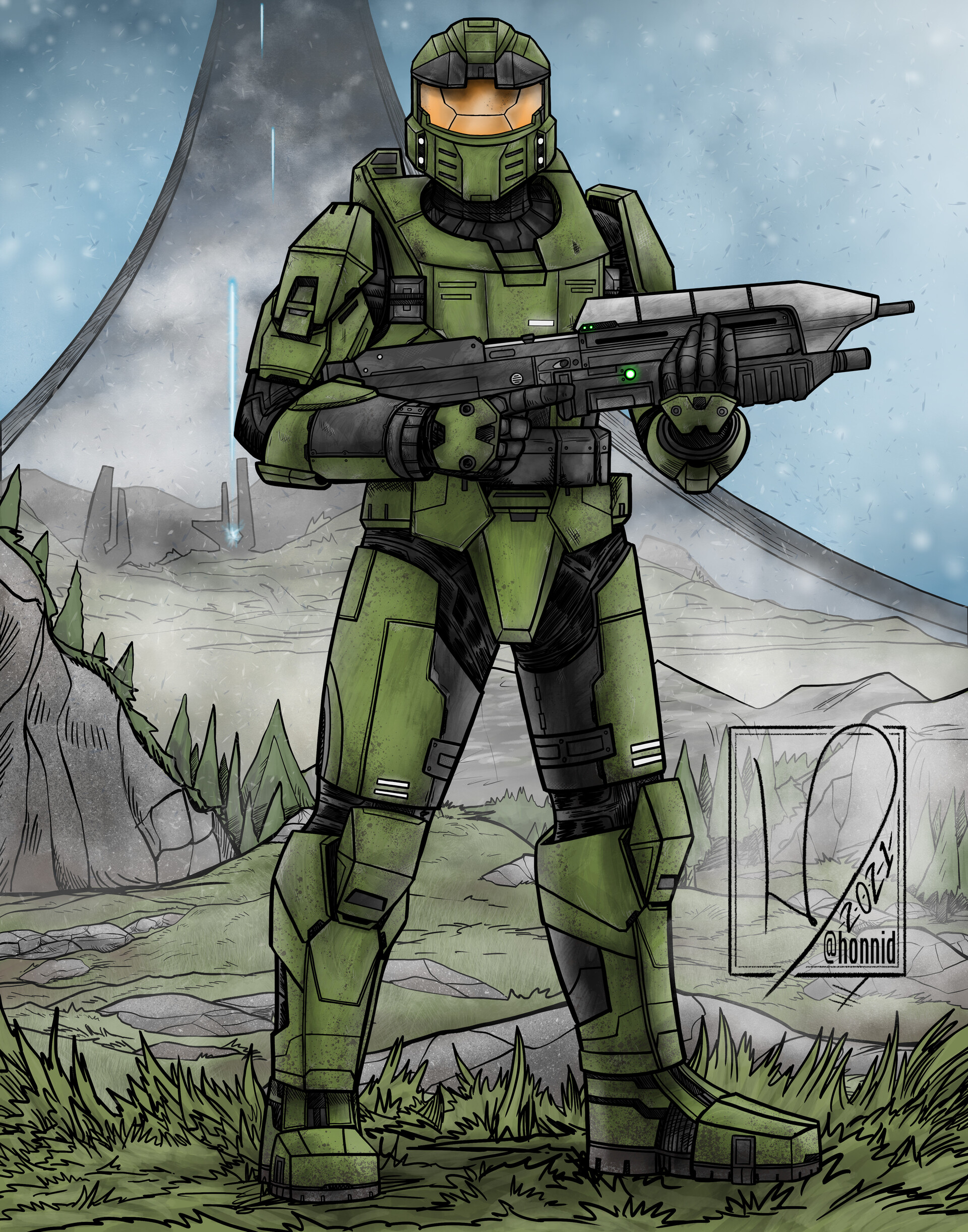 ArtStation Sierra 117 Master Chief