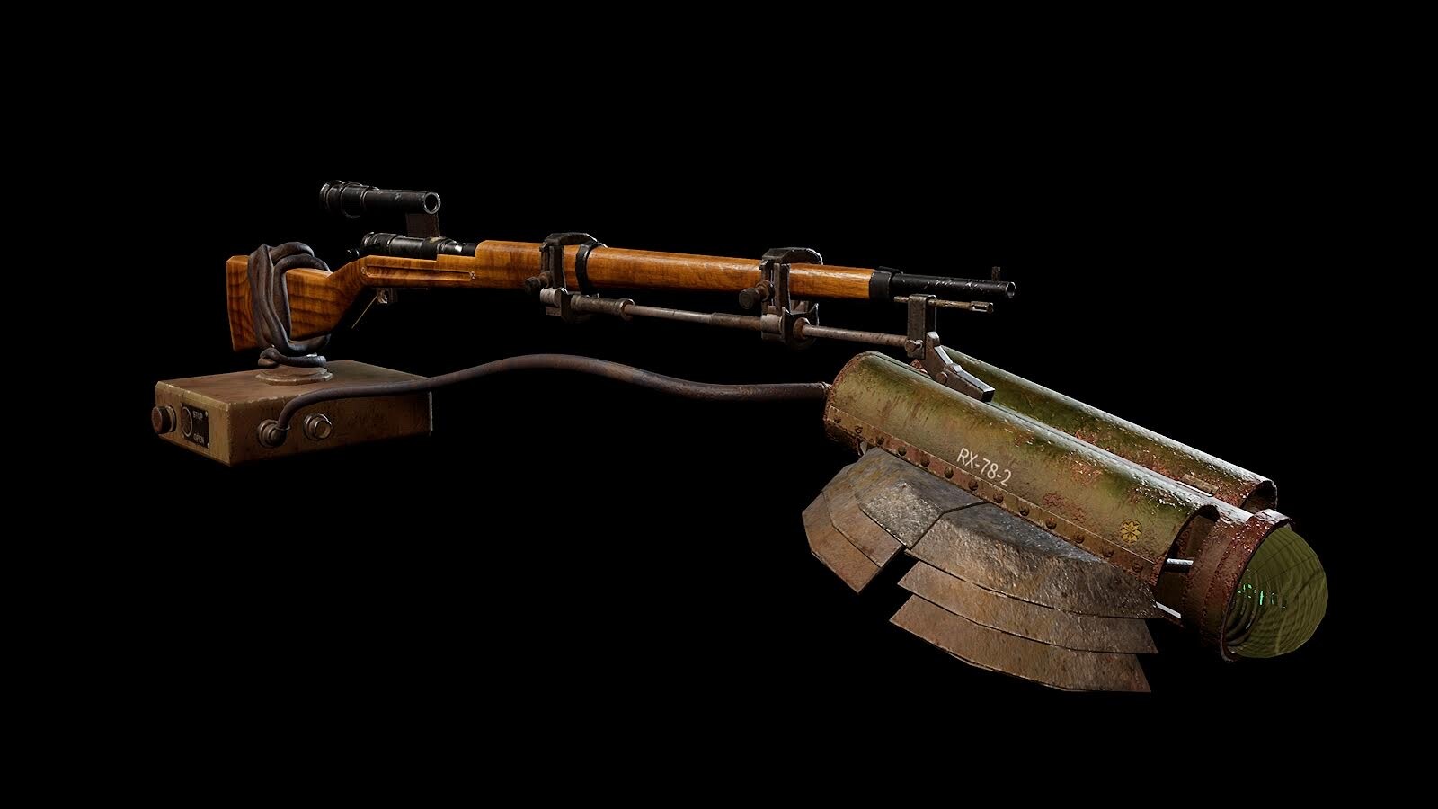 ArtStation Contraption prop For “RUSH”