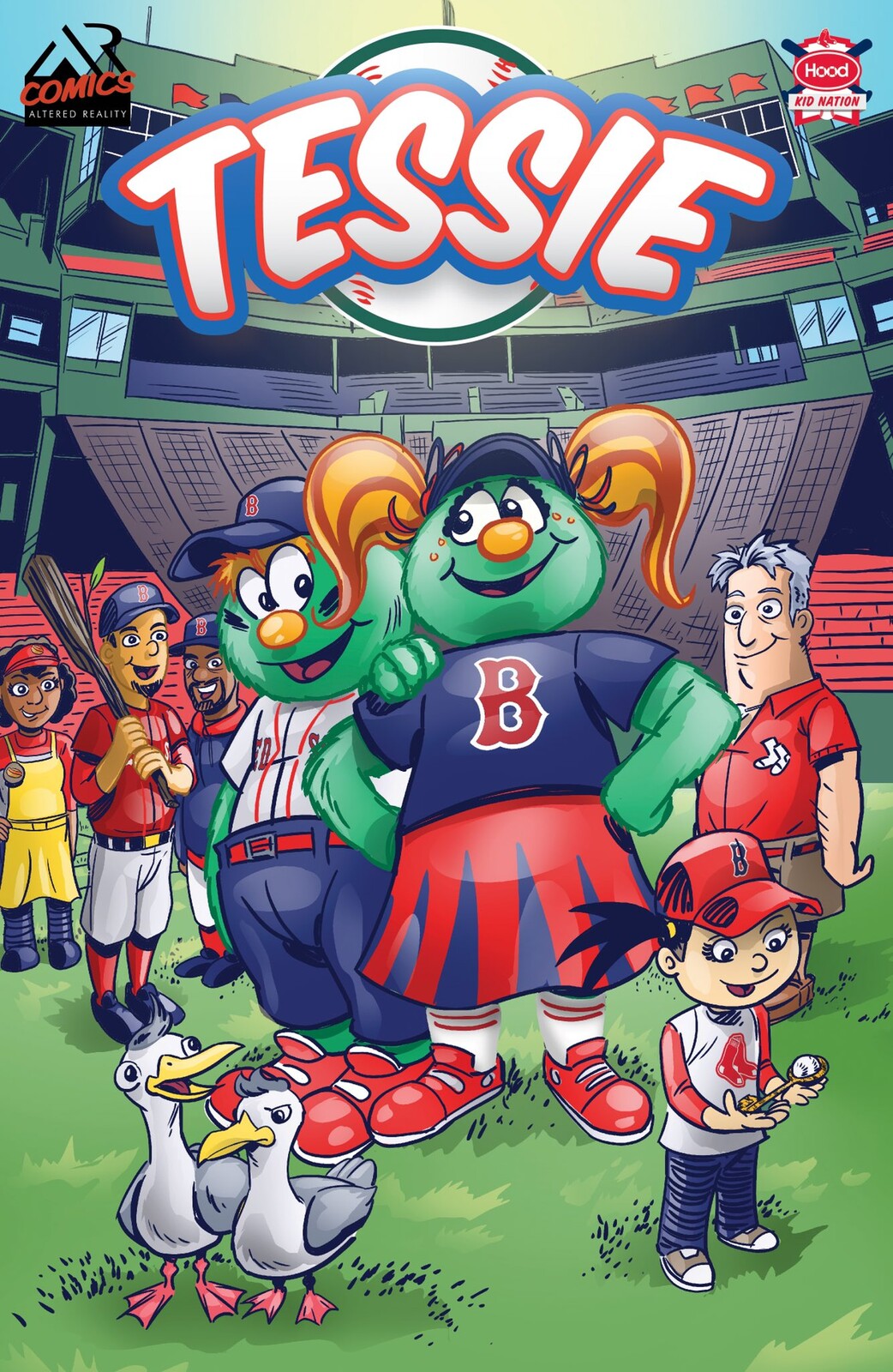 Cover for Tessie. Published by the Boston Red Sox in partnership with Altered Reality Entertainment.