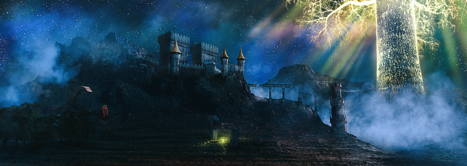 ArtStation - The Lands Between - Elden Ring fanart
