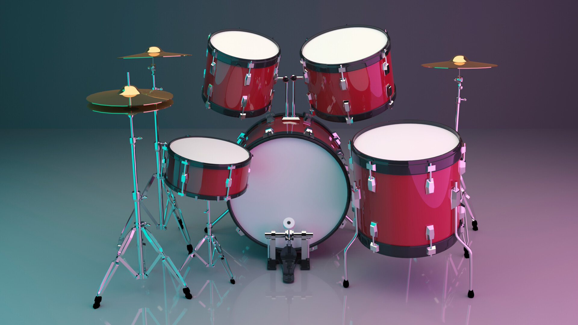 ArtStation - Drumset