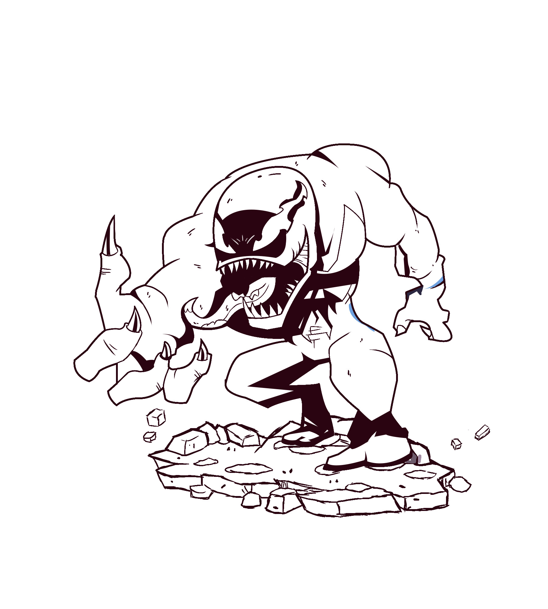 ArtStation - venom lines
