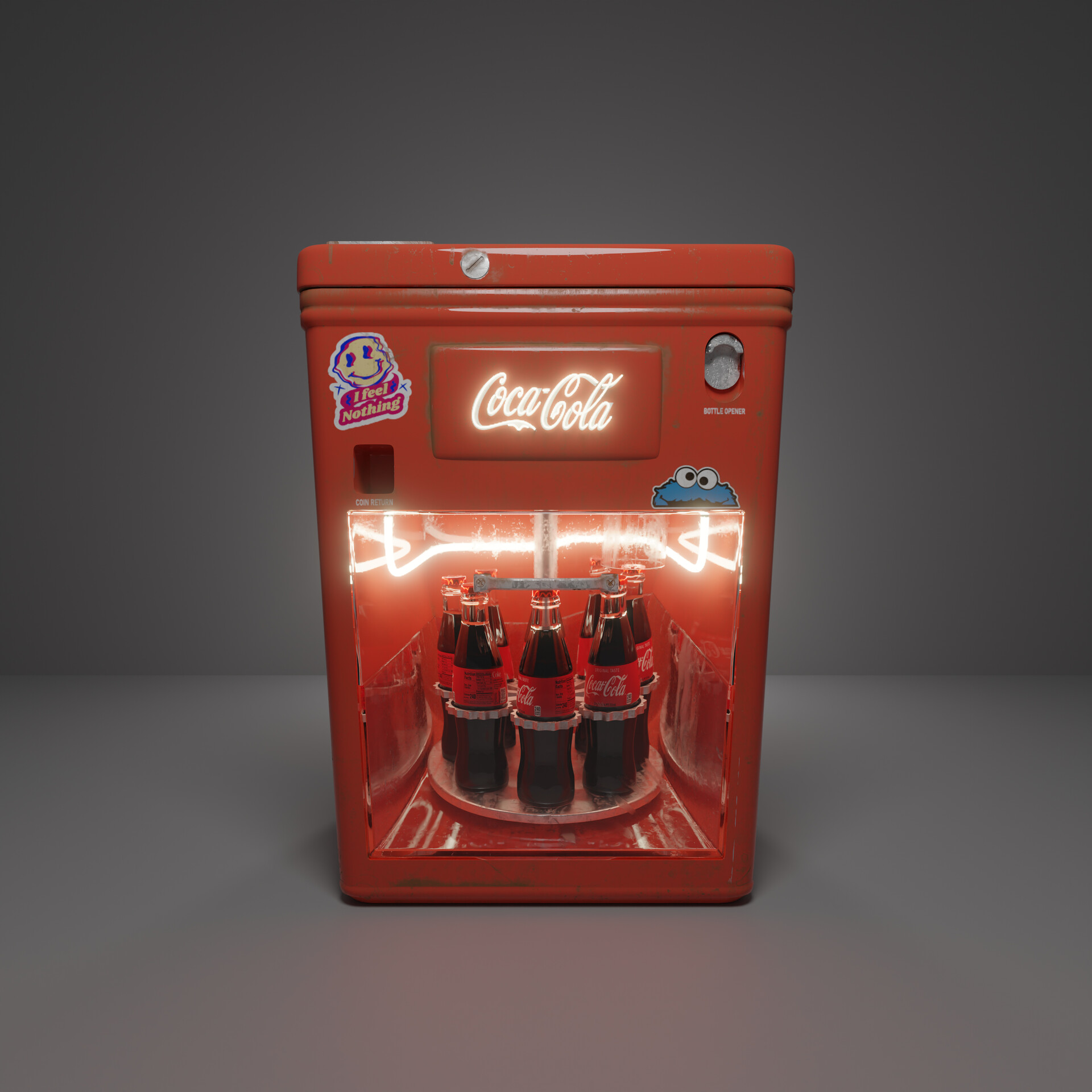 ArtStation - Coca Cola Mini Vendo