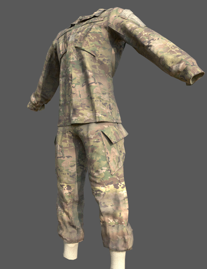 ArtStation - Army Combat Uniform (ACU)