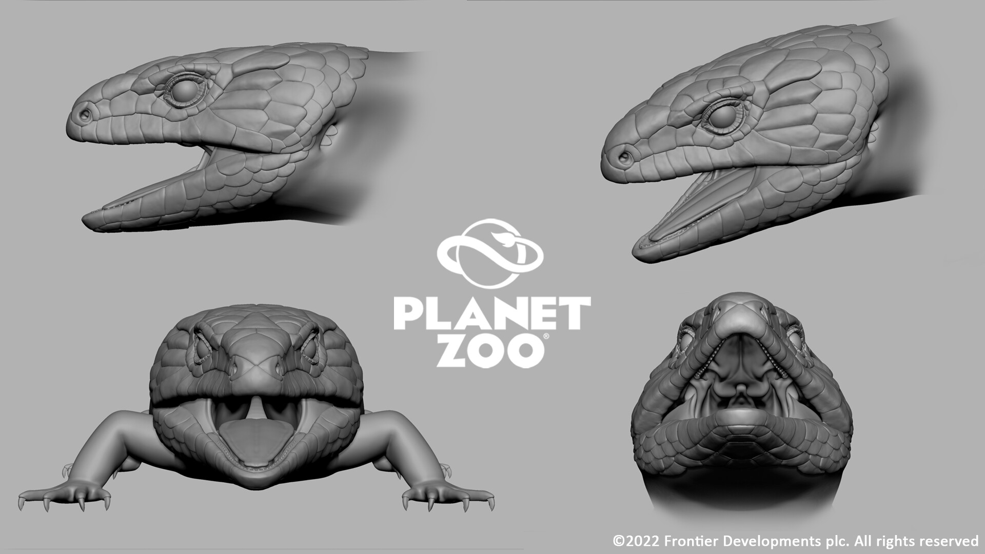 Luc Tschopp - Eastern Blue Tongued Lizard - Planet Zoo