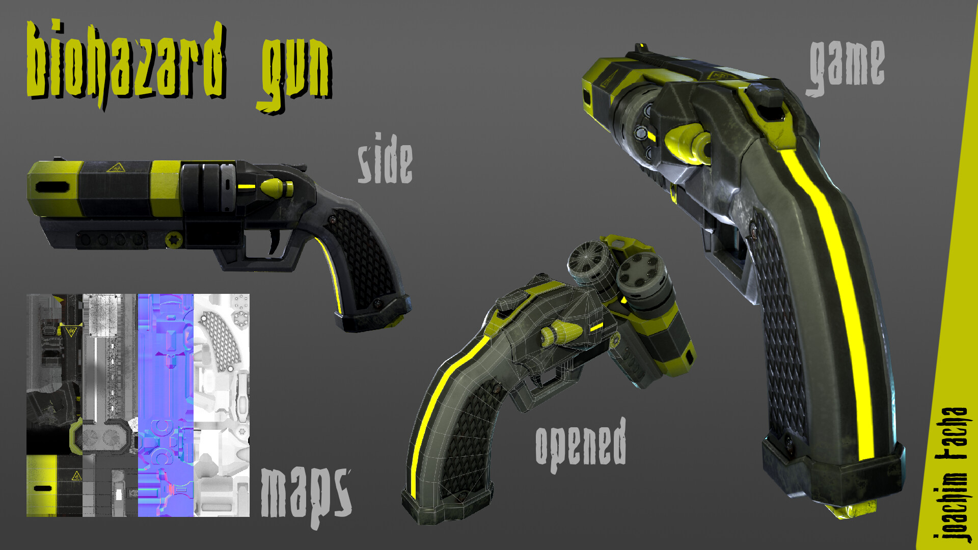 ArtStation Biohazard Gun