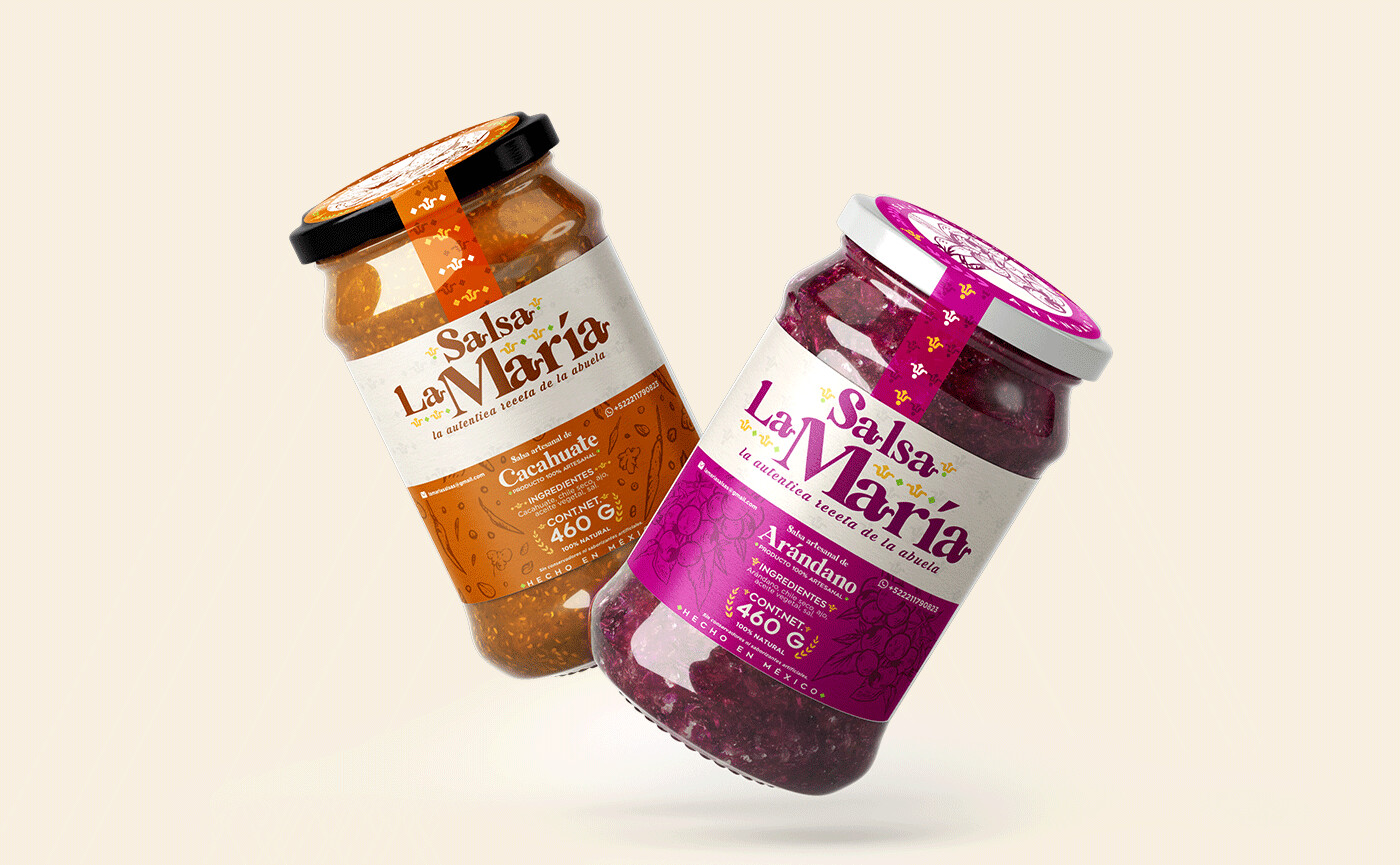 ArtStation - Salsa La María / Packaging