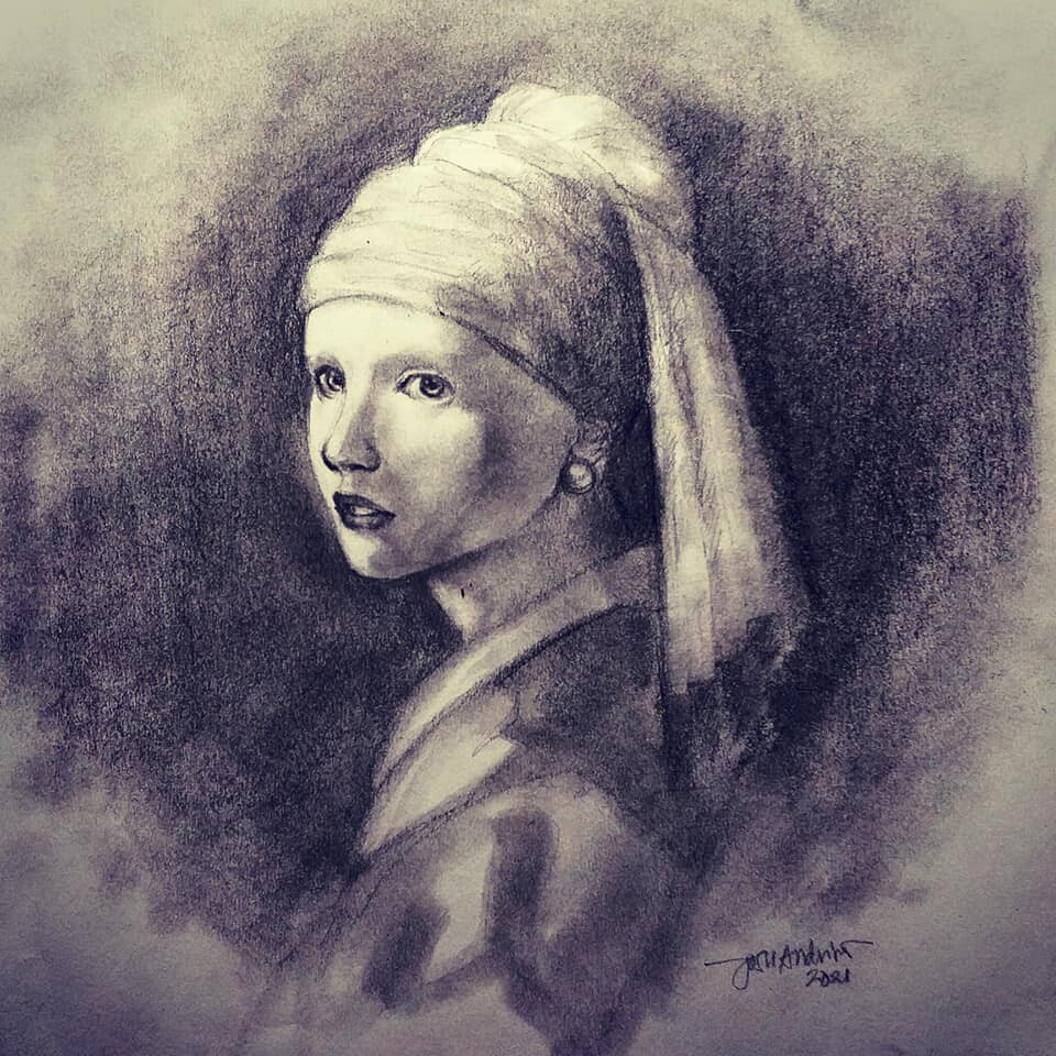 ArtStation charcoal drawings p1