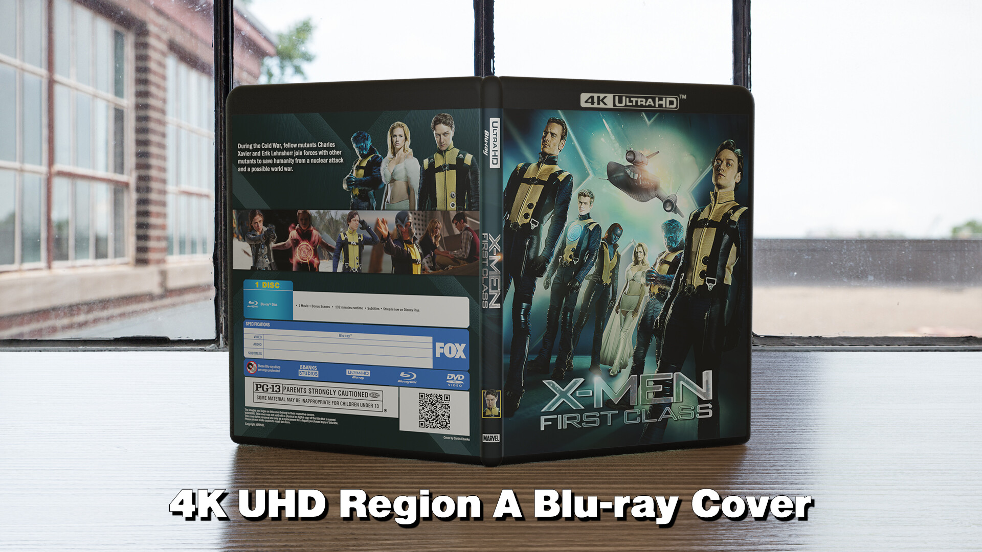 ArtStation - X-Men: First Class Custom Blu-ray Cover, image size:1920x1080