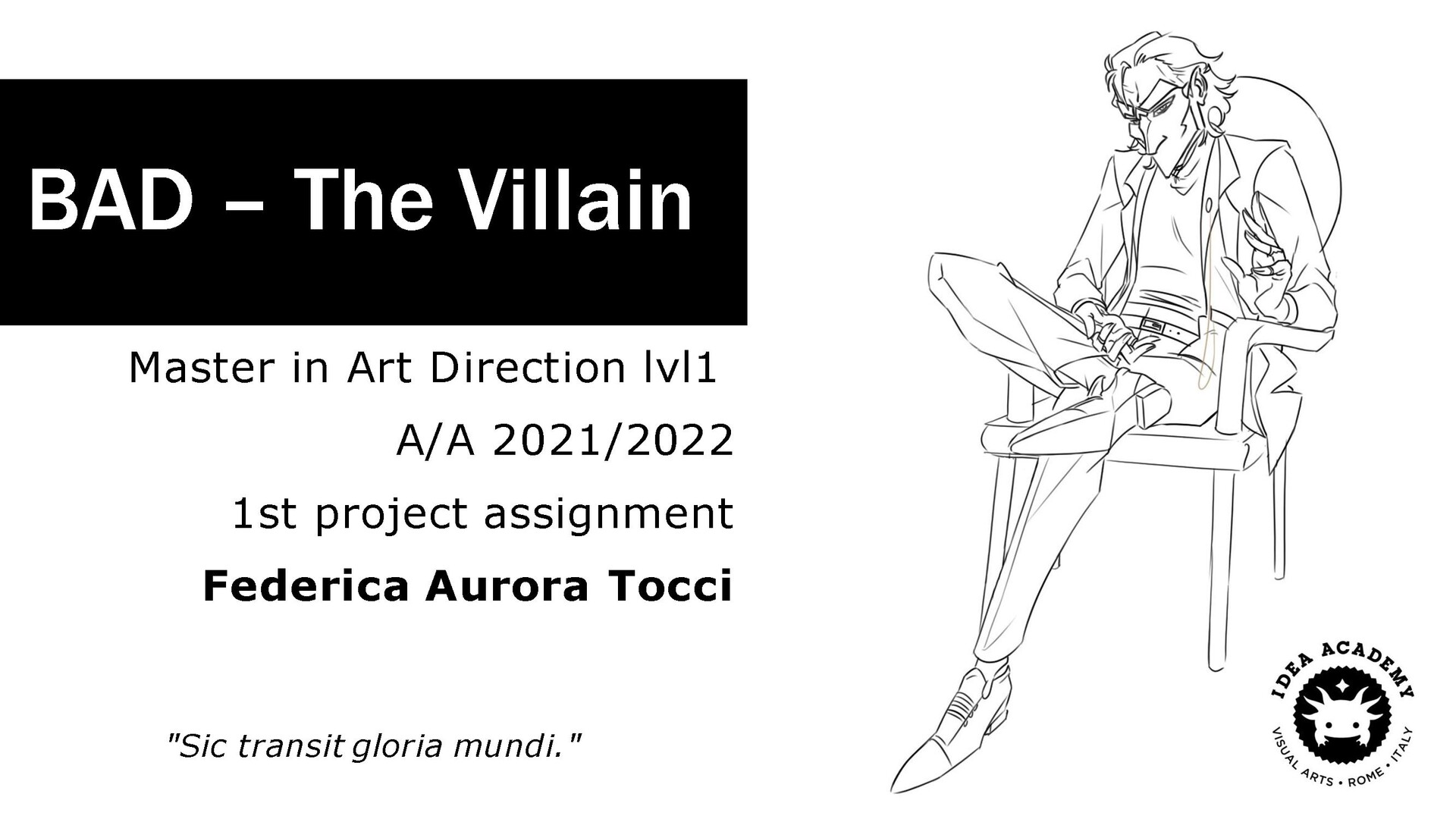 Federica aurora tocci school project 1 the villain final