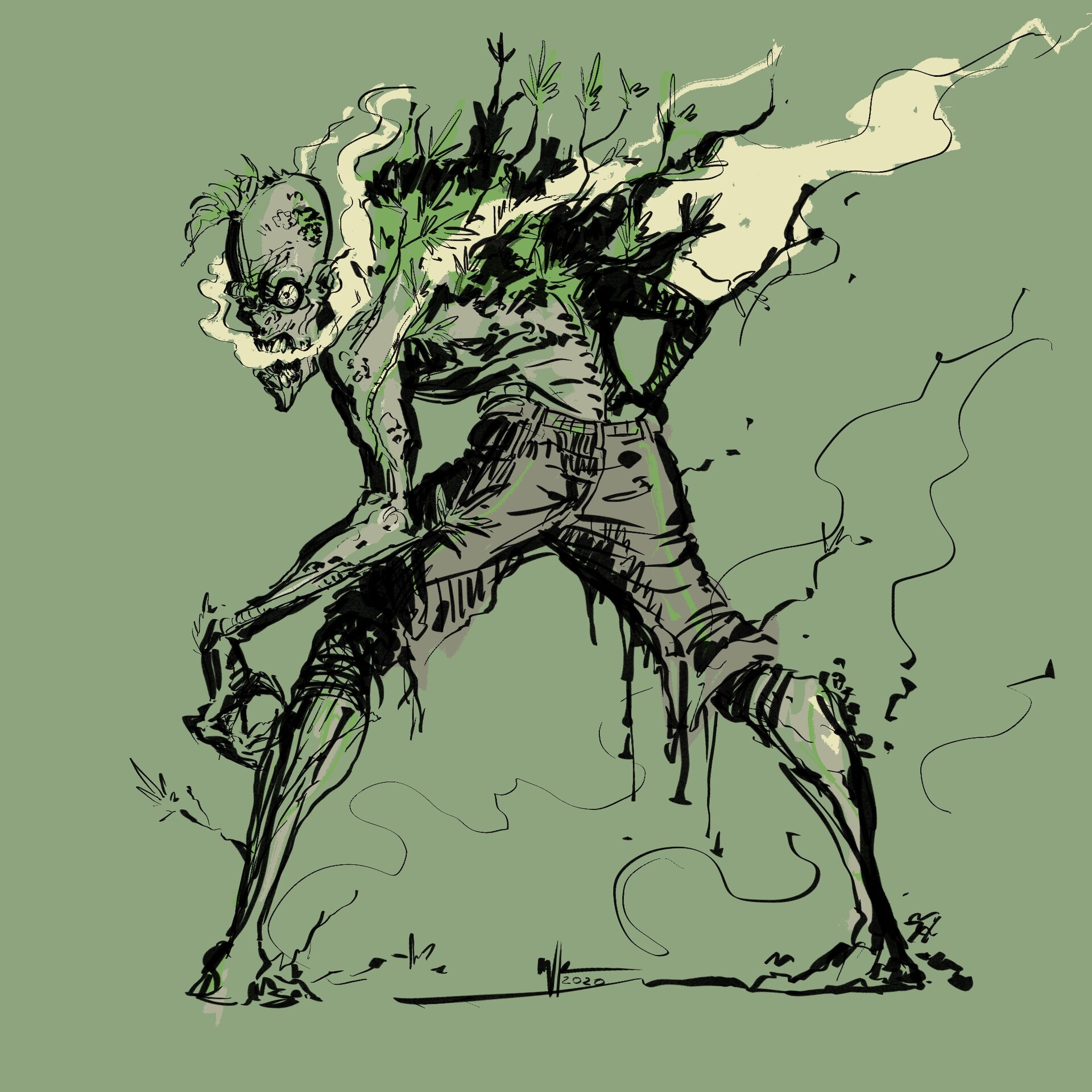 ArtStation Stoner Zombies