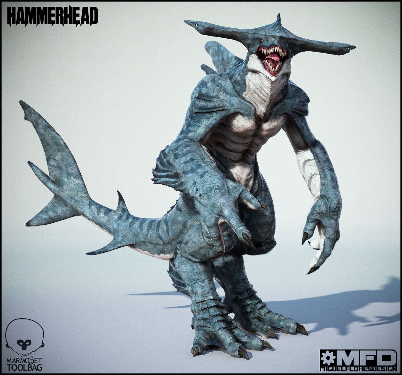 Miguel Angel Flores Moreno - Hammerhead Titan (Realtime Character) (2014)