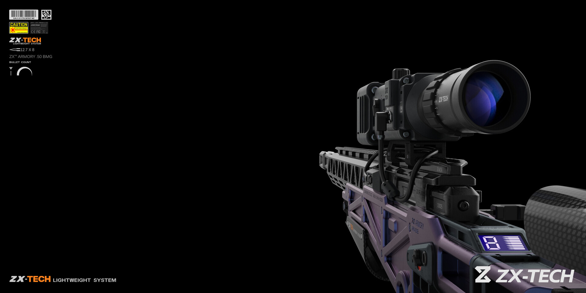 Z俊 - ZX-TECH Lightweight sniper rifle