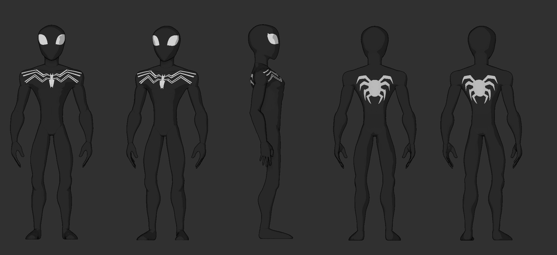 ArtStation - The Spectacular Spider-Man Black Suit V3