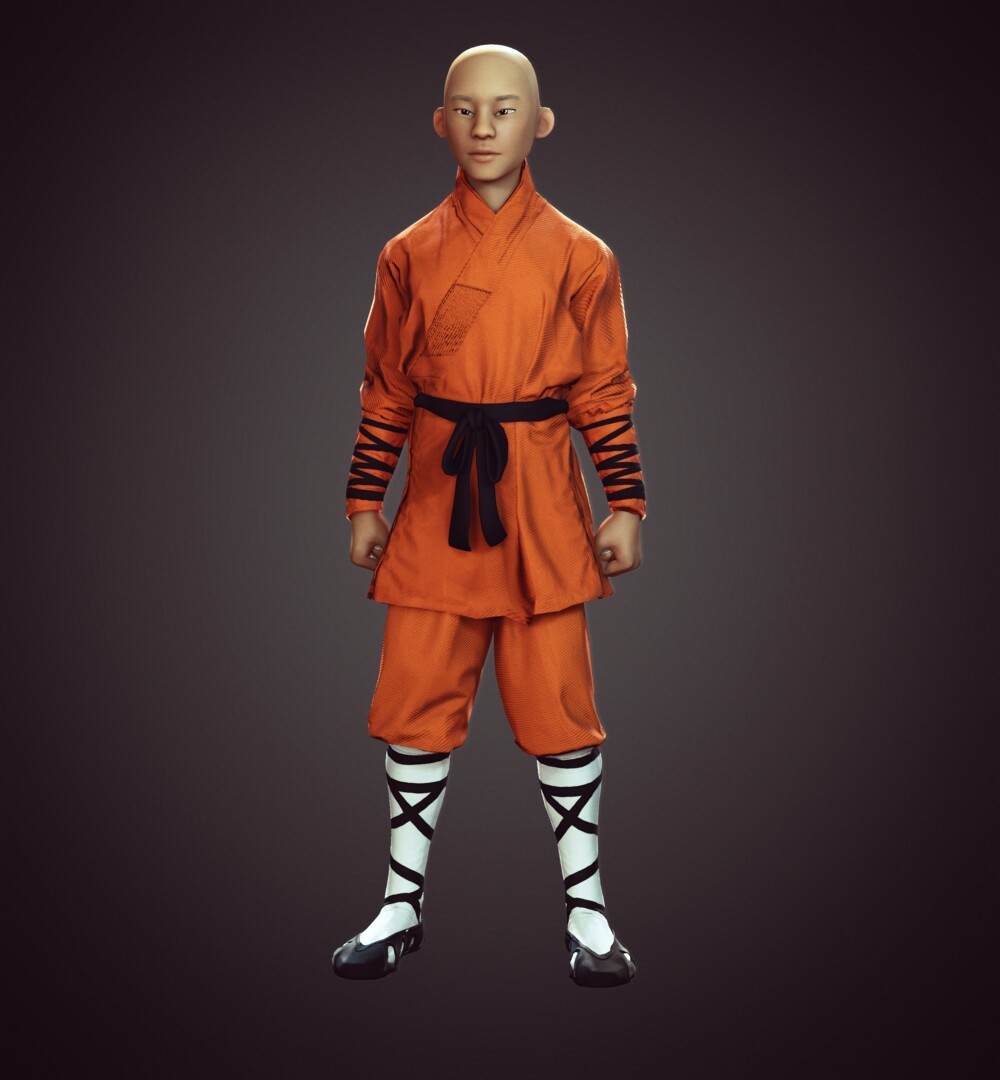 ArtStation Monk Outfit for Character Creator