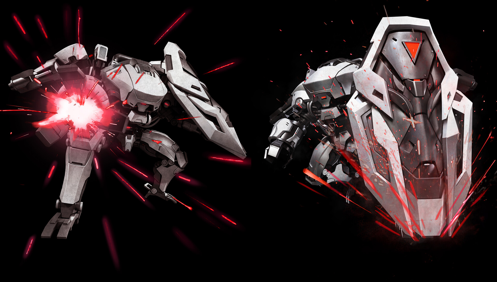 Artstation robot promo art