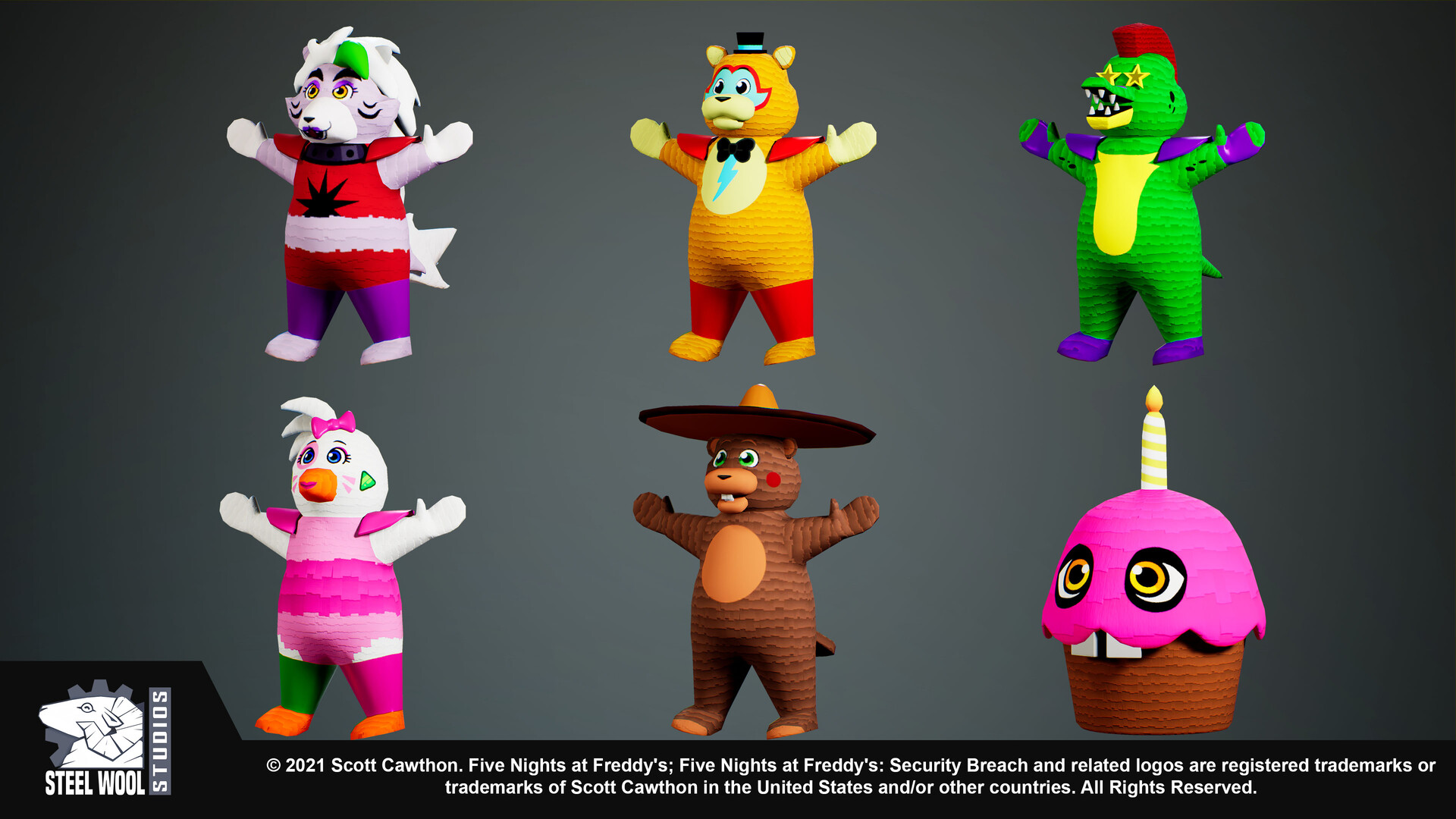 ArtStation - Five Nights at Freddy's Security Breach - Gregory