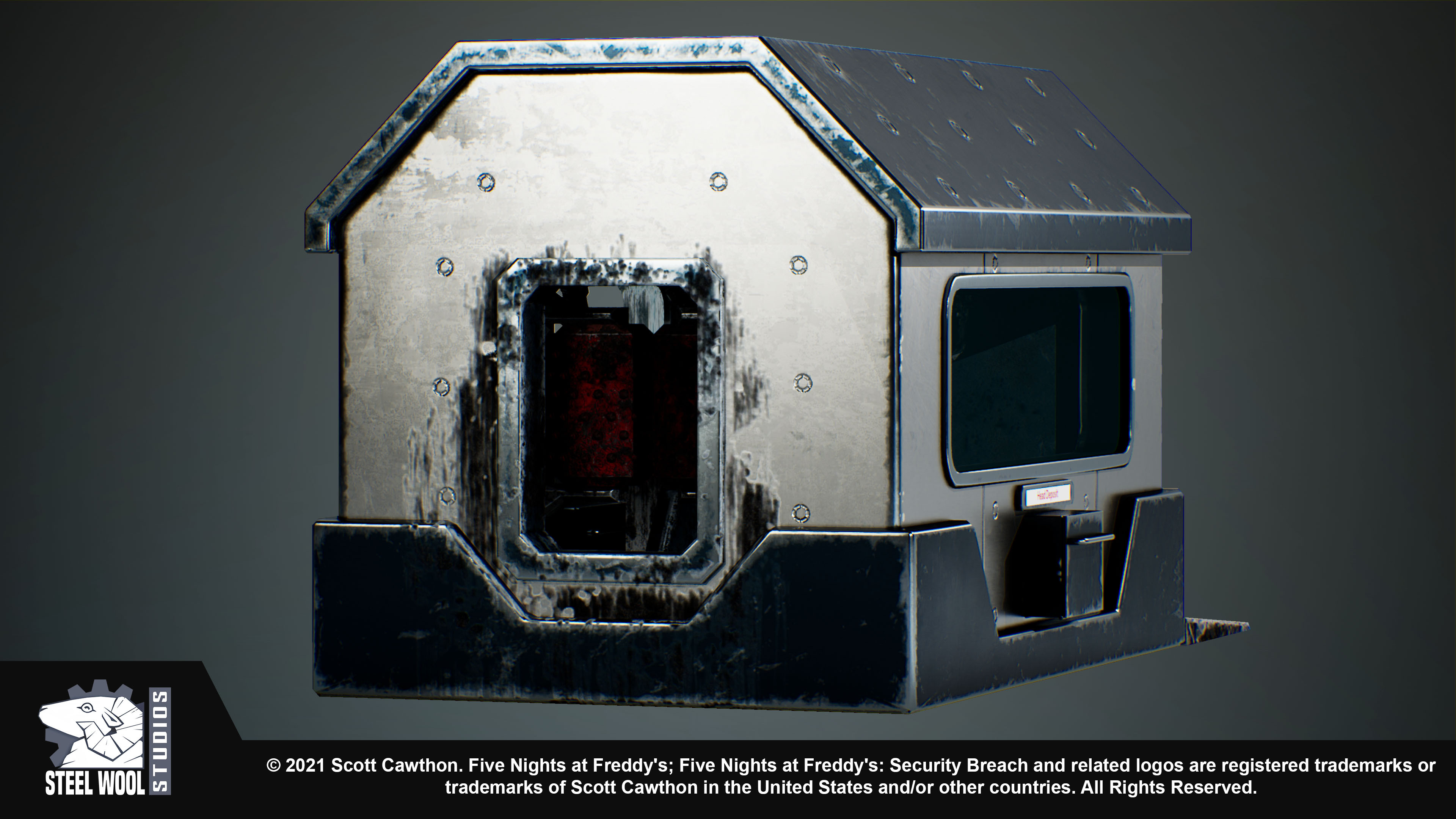 ArtStation - Five Nights at Freddy's: Security Breach Environment Props