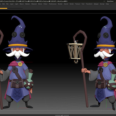 Learn sculpting a character in ZBrush - WIP