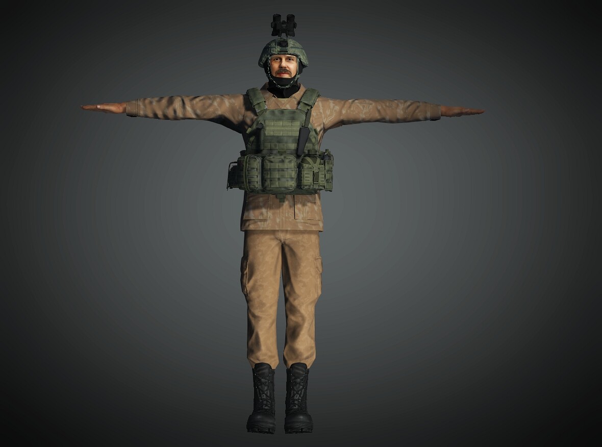 ArtStation - Russian Soldier