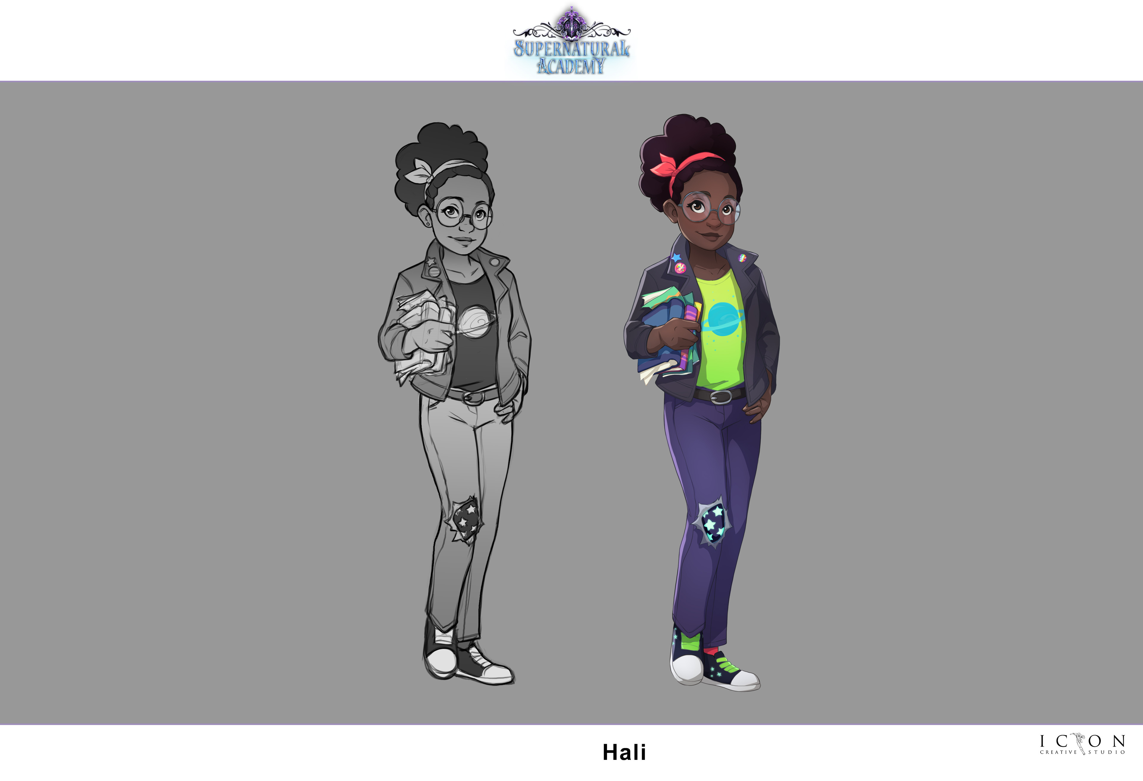 Laura Ambrosiano - Supernatural Academy - Character Design Work