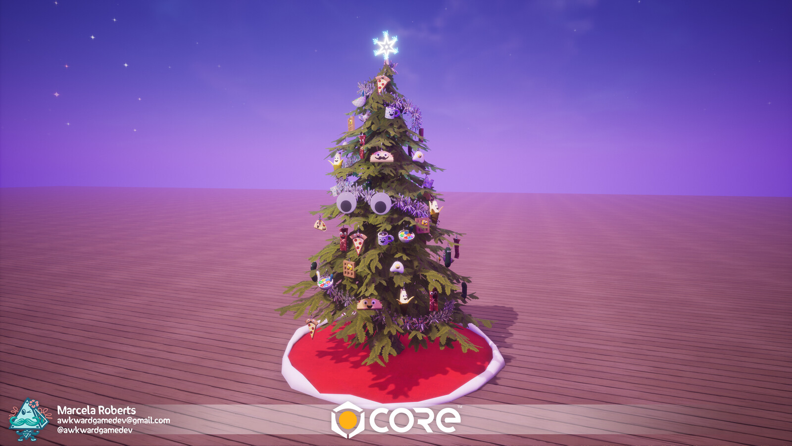 Marcela Roberts Awkward's Holiday Tree