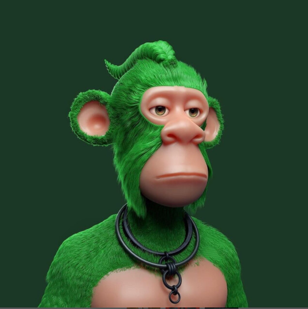 Nft картинки обезьяны 3d