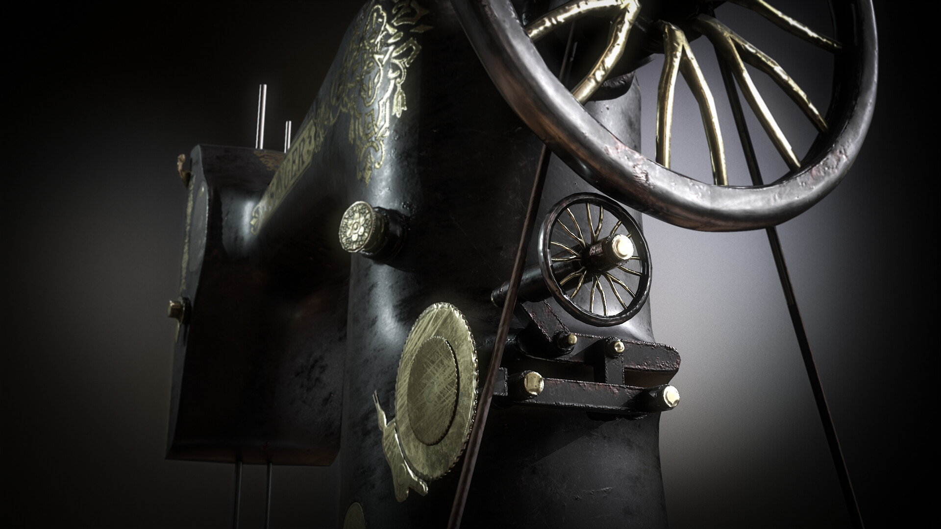 ArtStation - Old Singer Sewing Machine